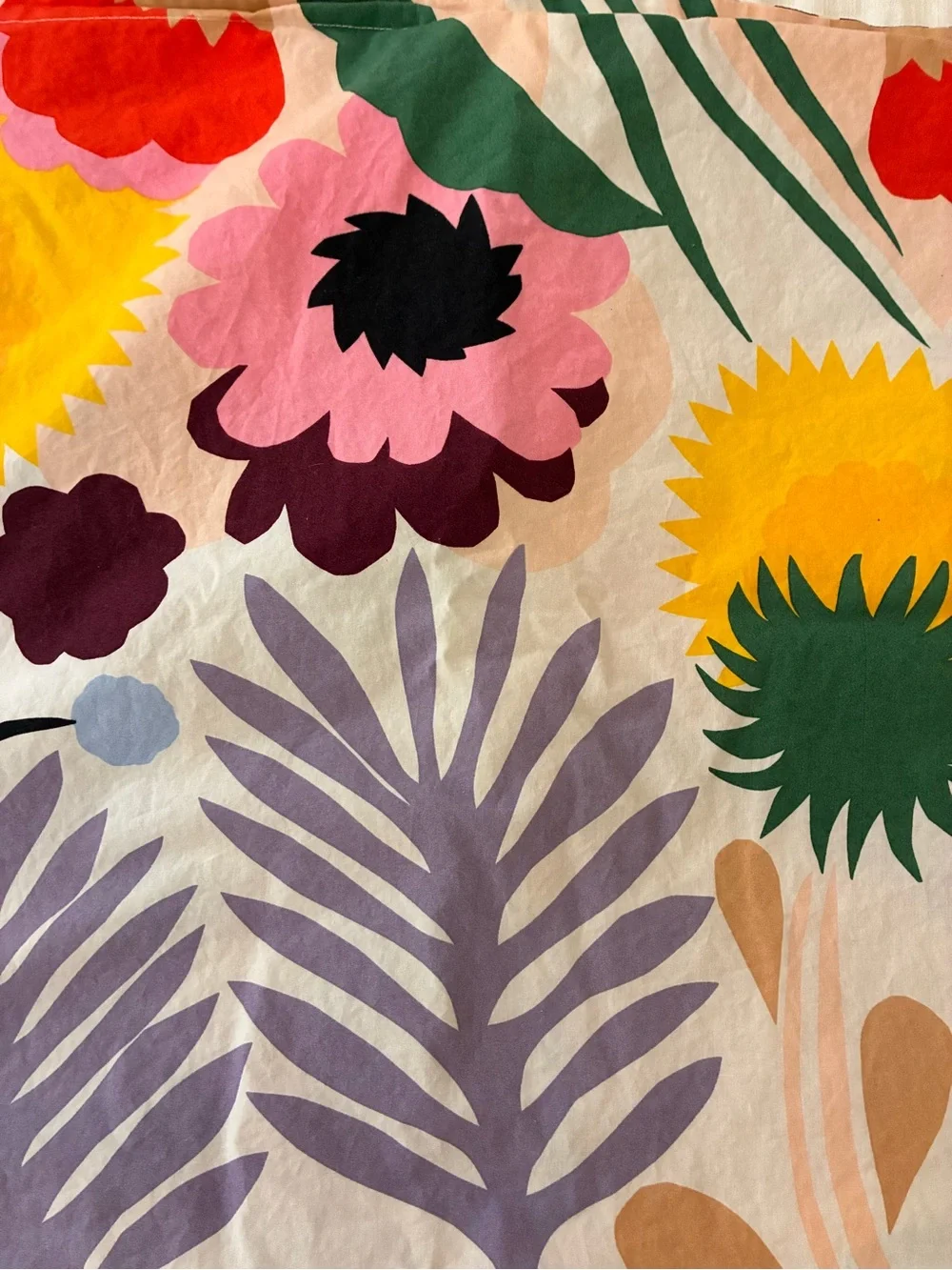 Marimekko | 100% cotton 2 vibrant tropical floral jungle standard pillowcases